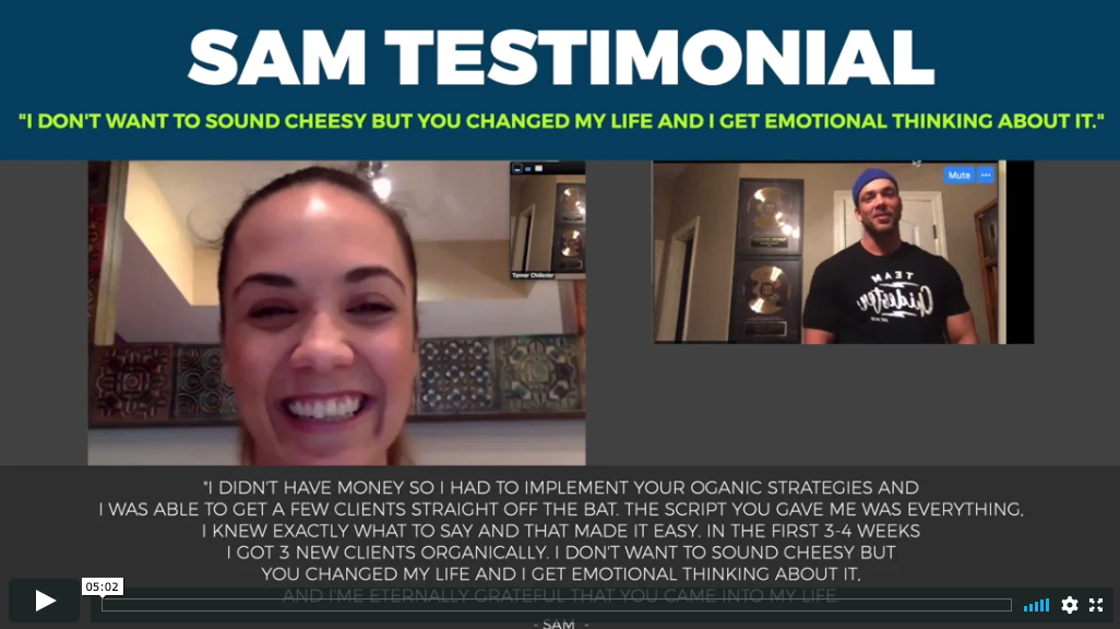 Sam Testimonial