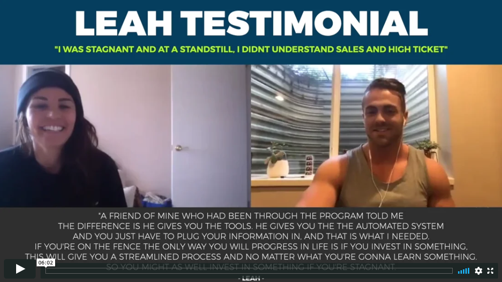 Leah Testimonial