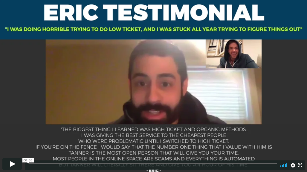 Eric Testimonial