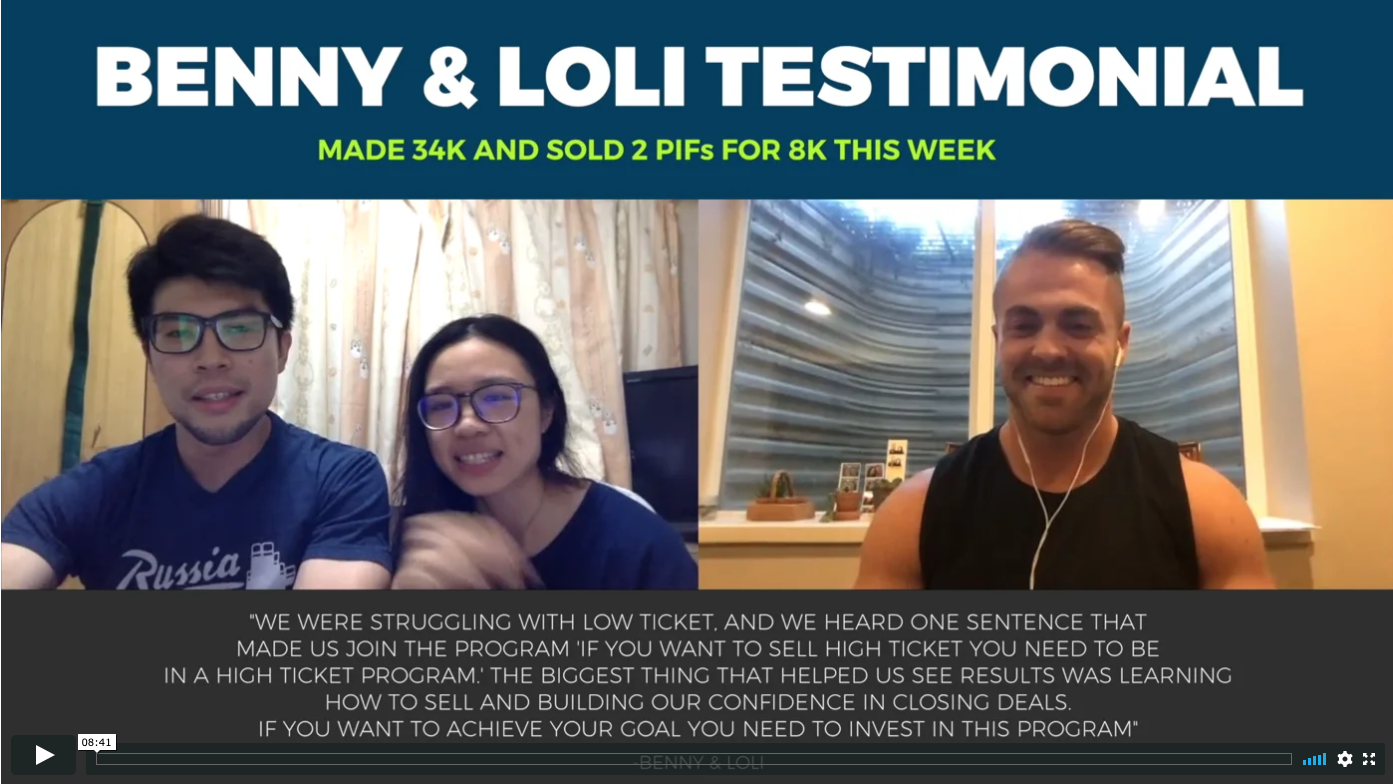 Benny and Loli Testimonial